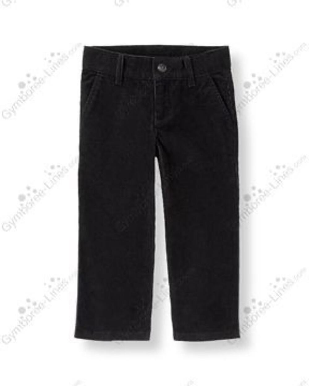 Janie and Jack Boy's Black Corduroy Pants - Size 4